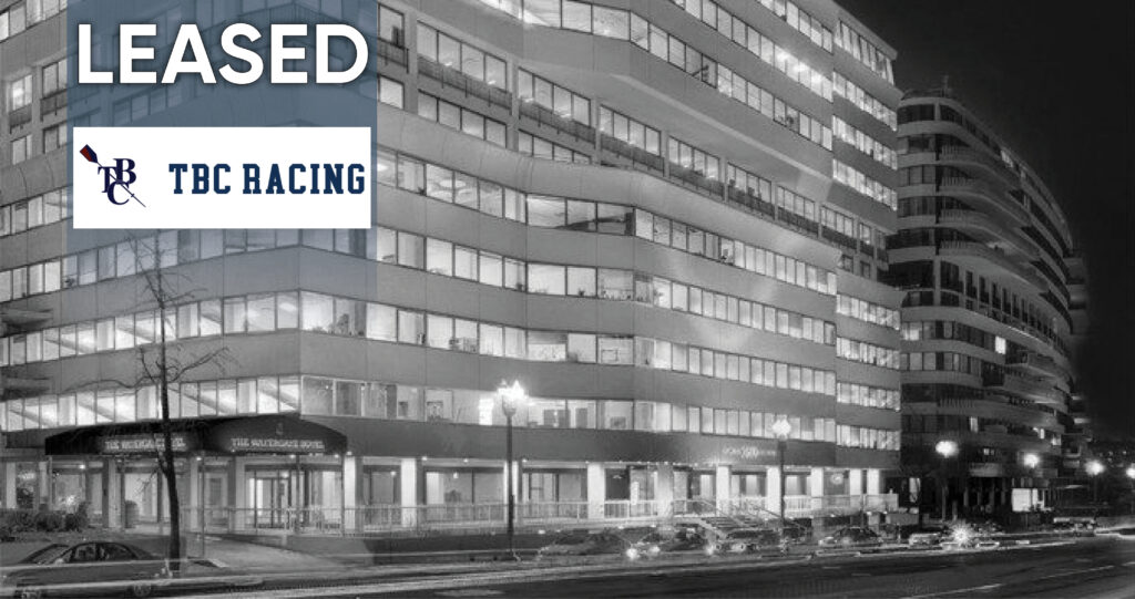 Leased retail property thumbnail for The Watergate at 2600 Virginia Avenue NW in Washington DC showing TBC Racing as the tenant.