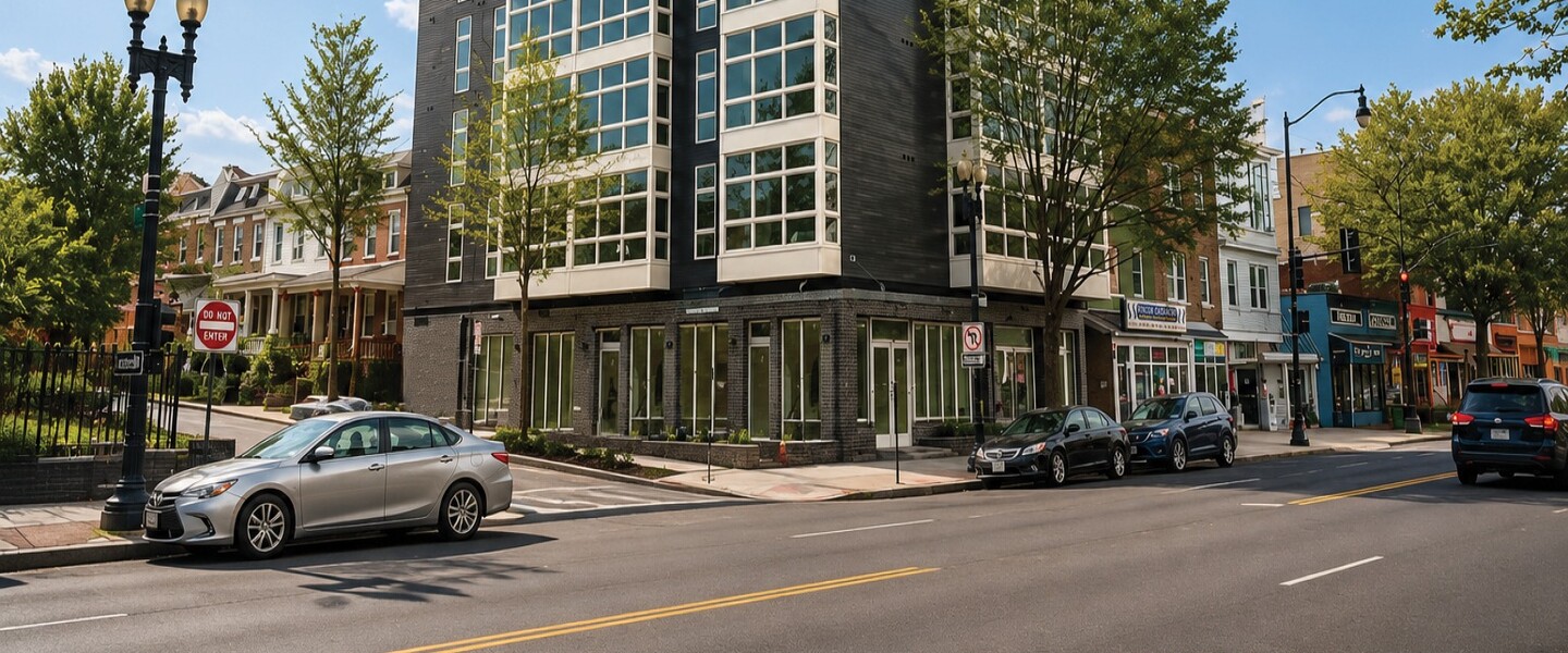 Street-level retail space at 3557 Georgia Avenue NW in Washington, DC