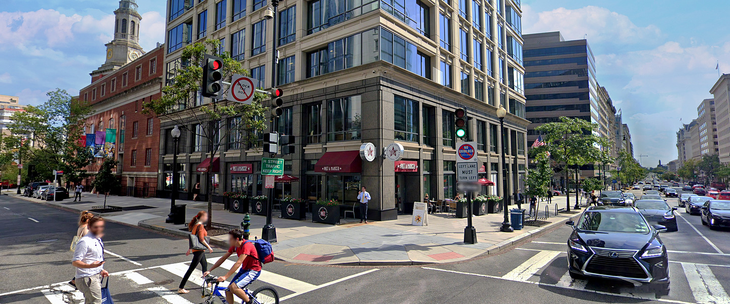 1399 New York Avenue NW corner retail storefront